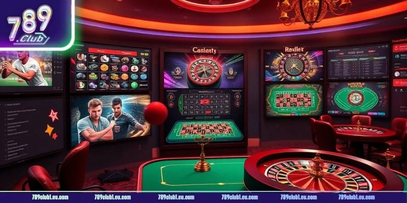 Vòng quay Roulette 789CLUB - Nơi hội tụ đẳng cấp và cơ hội thắng lớn.